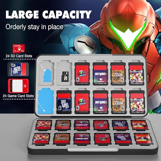 MoKo 24 Game Card Case for Nintendo Switch 2 / Switch OLED / Lite, Game Storage - Image 2