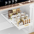 Under Sink Organizer, Kitchen Pull Out Cabinet Organizer, Mute Slide Out Metal by HOMEBOSILY