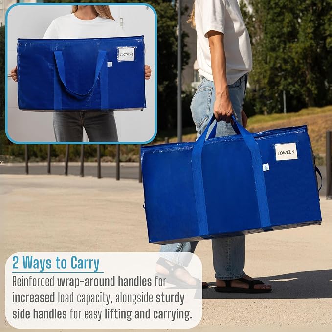VENO 2 Pack Moving Bags, Upgraded Heavy Duty, Moving Boxes Alternative - Image 7