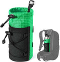 Large Water Bottle Holder Pouch Bag, Backpack Water Bottle Holder Mesh Bag by Neverwhy