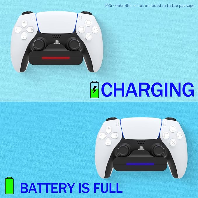REEYEAR PS5 Controller Wall Mount Charger Dock - Image 2