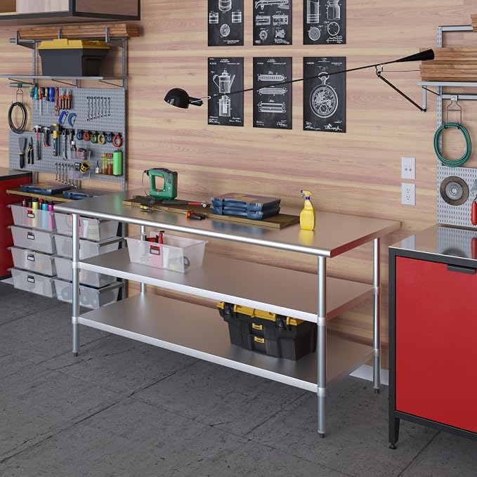 AmGood Stainless Steel Work Table - Image 7