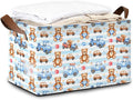 32L Large Storage Bins with Handles, Basket Organizer by Oeaskly