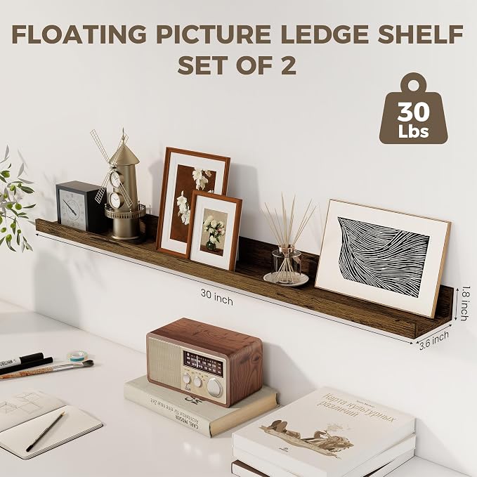 Axeman 30 Inch Floating Shelves - Image 3