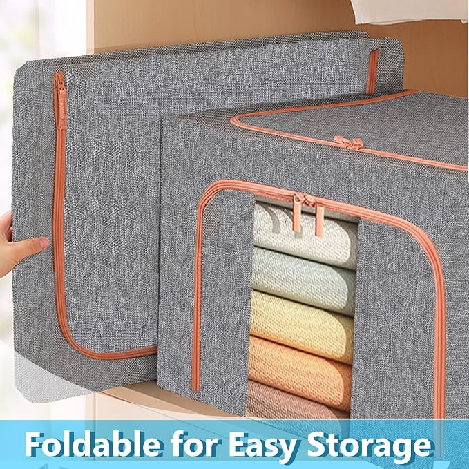 Large Capacity Clothes Storage Bags, Stackable Storage Organizer - Image 7