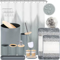 iMucci Bathroom Accessories Grey Bathroom Sets by DancingaColorfulLifeinSpiritualWorld