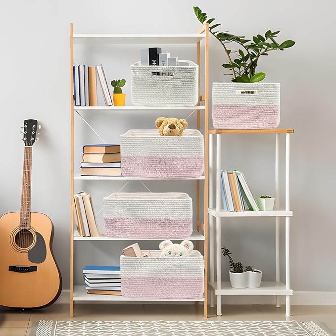 COMFY-HOMI 2 pcs Large Storage Baskets - Image 2