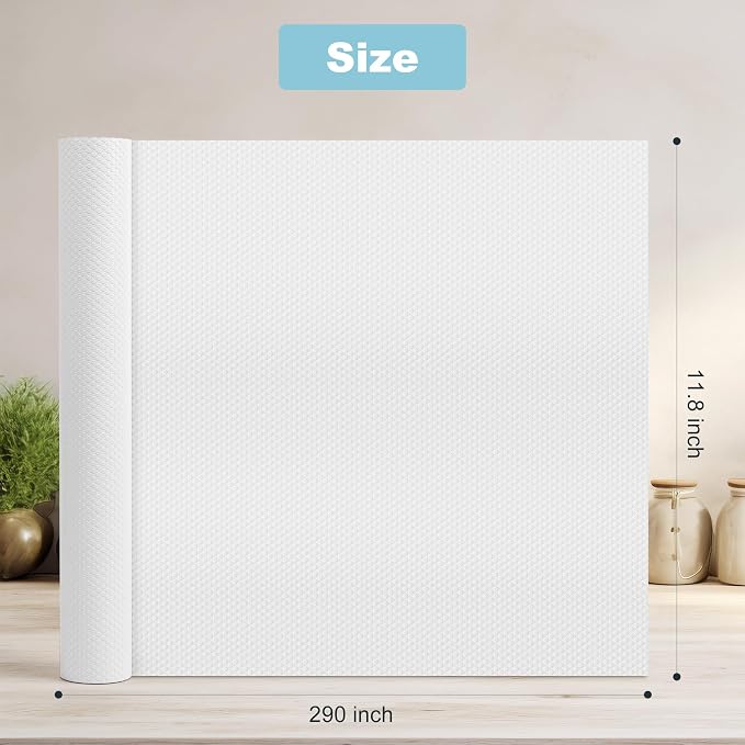 Self Adhesive White Shelf Liner - Image 8
