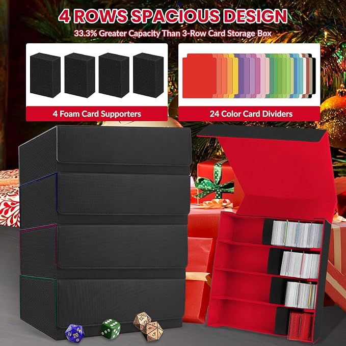 AOBOPLE Trading Card Storage Box, 3200+ Card Box Storage - Image 6