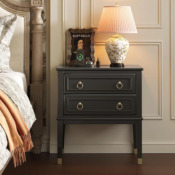 Huuger 27.6 Inch Tall Nightstand - Image 3