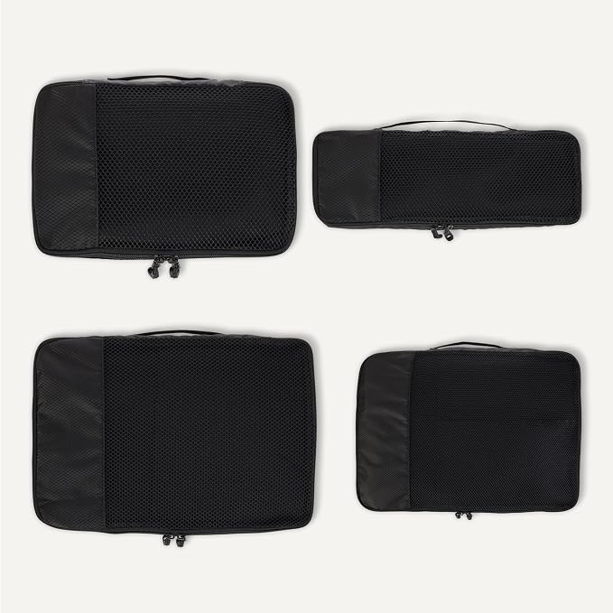Amazon Essentials 4-Piece Packing Cubes Travel Accessories Set, Luggage - Image 5