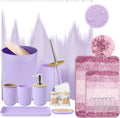 iMucci Bathroom Accessories Light Purple Bathroom Sets by DancingaColorfulLifeinSpiritualWorld