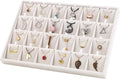 Mornajina 24 Grids Stackable Jewelry Tray Organizer by Mornajina