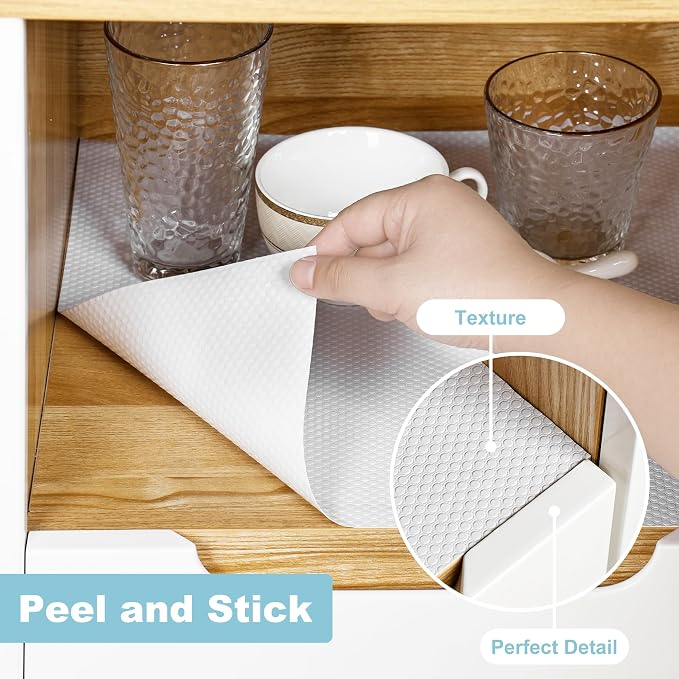 Self Adhesive White Shelf Liner - Image 2