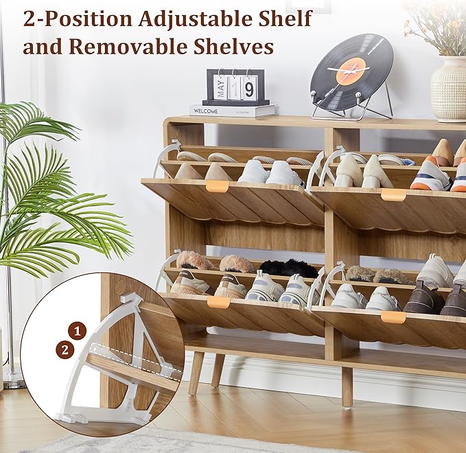 ORRD Shoe Storage Cabinet for Entryway - Image 6