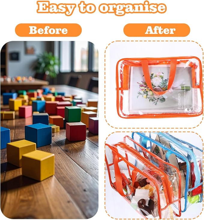 8 Packs Large Toy Storage Bags - Image 5