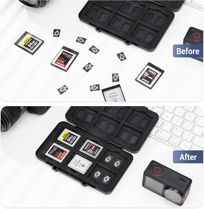 XQD Card CFexpress Type B Card Case Holder Storage, 36 Slots Memory Card - Image 6