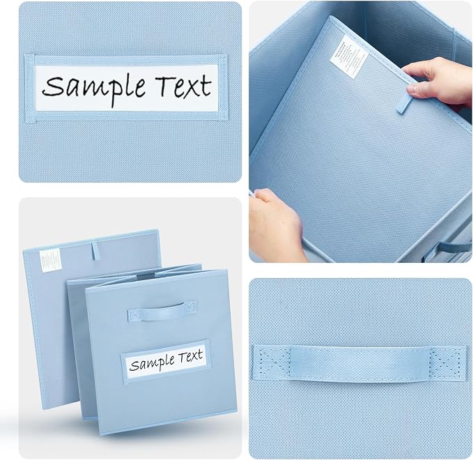 artsdi 11x11 storage cube bins Foldable Fabric storage cubes - Image 3