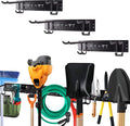 Heavy-Duty Wall Mount Garden Tool Organizer Rack by Unknown