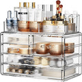 ZHIAI Stackable Storage Drawers, Acrylic Bathroom Counter Organizer Clear by ZHIAI