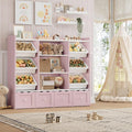HITHOS 55" W Kids Toy Storage Organizer, Large Toy Box by HITHOS