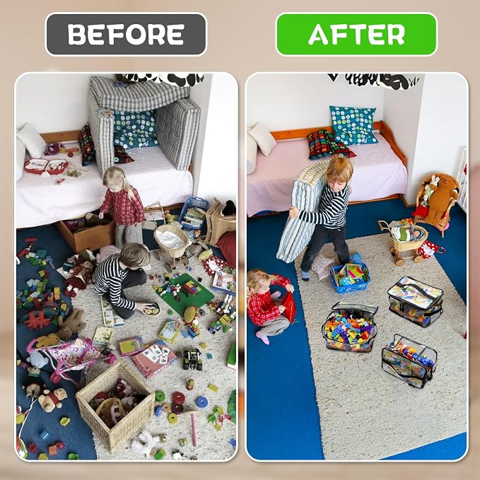 8 Packs Extra Large Toy Storage Bags - Image 4