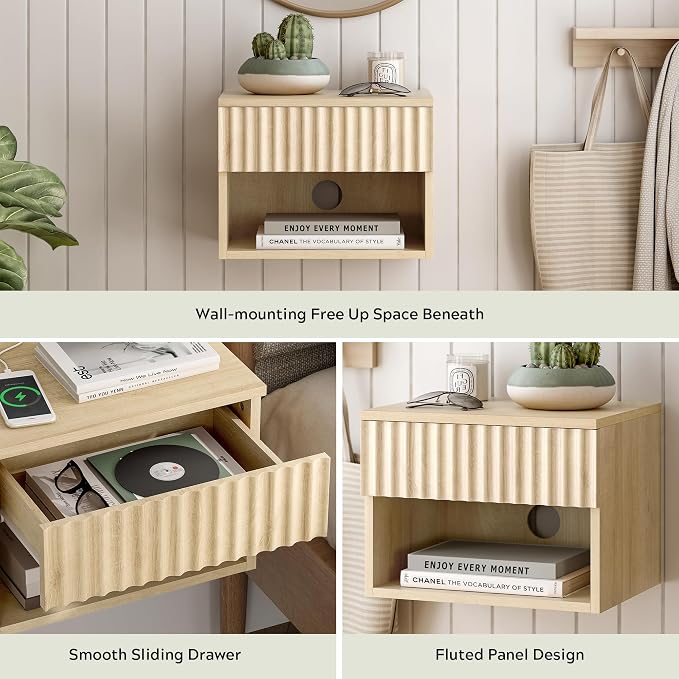 Floating Nightstand Set of 2 - Image 4