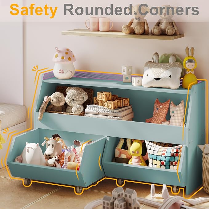Toy Storage Organizer for Kids, Toy Storage Cabinet - Image 4