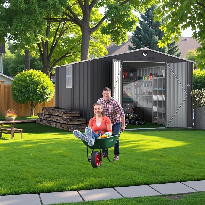10x12 FT Metal Storage Shed - Image 7
