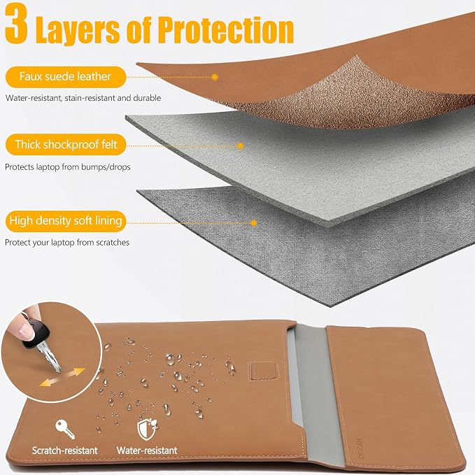 HYZUO 15-16 Inch Laptop Sleeve Case - Image 3