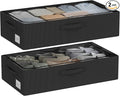 Under Bed Storage Bins Frame Storage Box Oxford Fabric Sturdy Underbed by CYhom