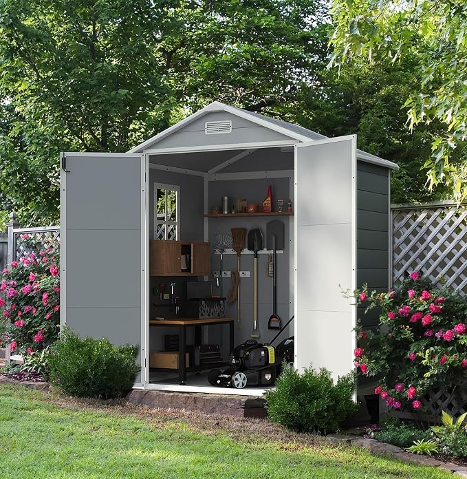 Devoko 6x4FT Outdoor Storage Shed - Image 7