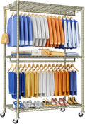 P8 Heavy Duty Clothes Rack（With Extended Width Design） Rolling Clothing Racks by UlifHome