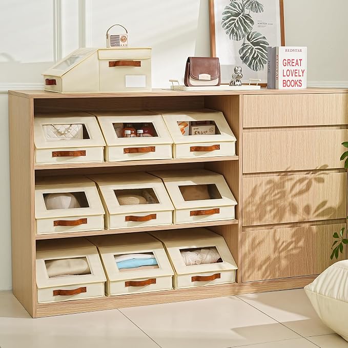 Closet Organizers and Storage, Stackable Closet Drawers, Fabric Closet Storage - Image 3