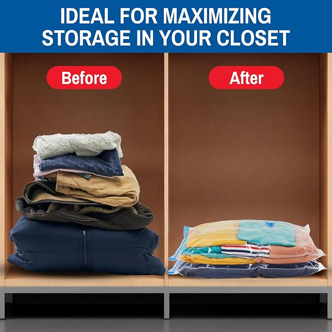 5 Pack Large Vacuum Storage Bags - Image 7