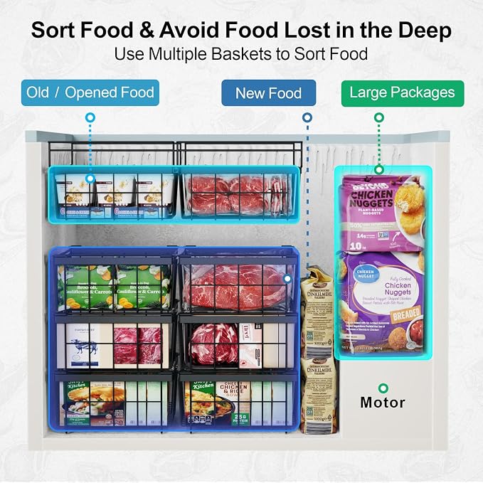 iSPECLE Deep Freezer Organizer Bins - Image 2