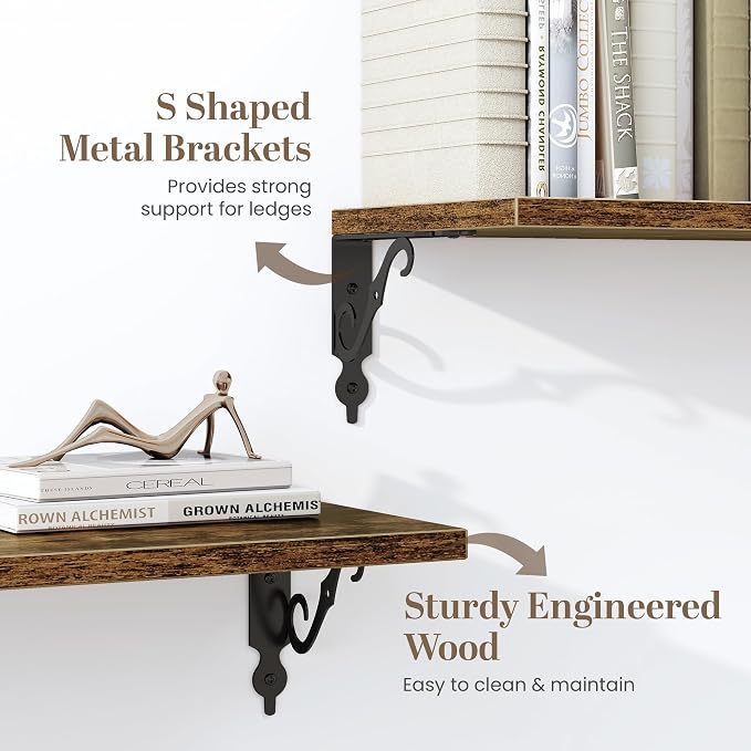 16 Inch Deep Floating Shelves for Wall, 8 Inch Deep Floating Shelf - Image 4