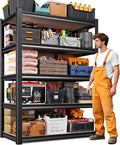 71" H Garage Shelving, 5-Tier Heavy Duty Storage Shelves, Adjustable Metal by Unknown