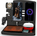 MED Wood Phone Docking Station – Nightstand Desk Organizer by MED
