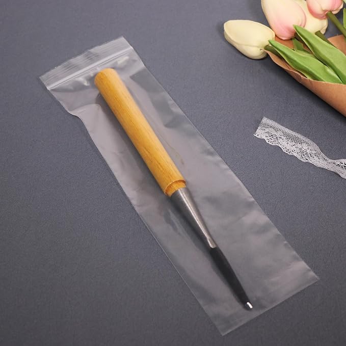 iMailer - 3" x 10" 500 Pack- 2 Mil Resealable Zip Bags- Small Clear Plastic Bags - Image 3