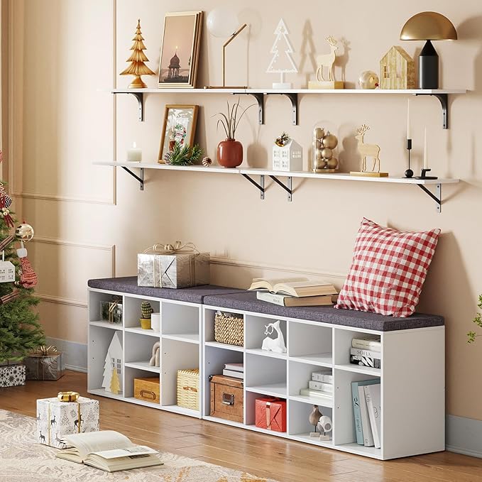 DINZI LVJ Shoe Storage Bench - Image 4