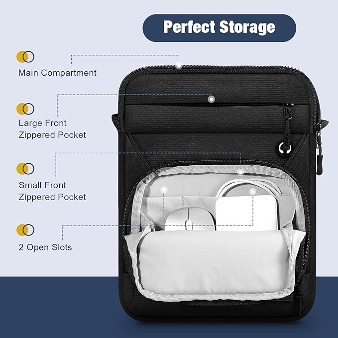 MoKo 9-11 Inch 360° Protective Tablet Sleeve Bag, Fits iPad Air M3 11, 5/4th - Image 6