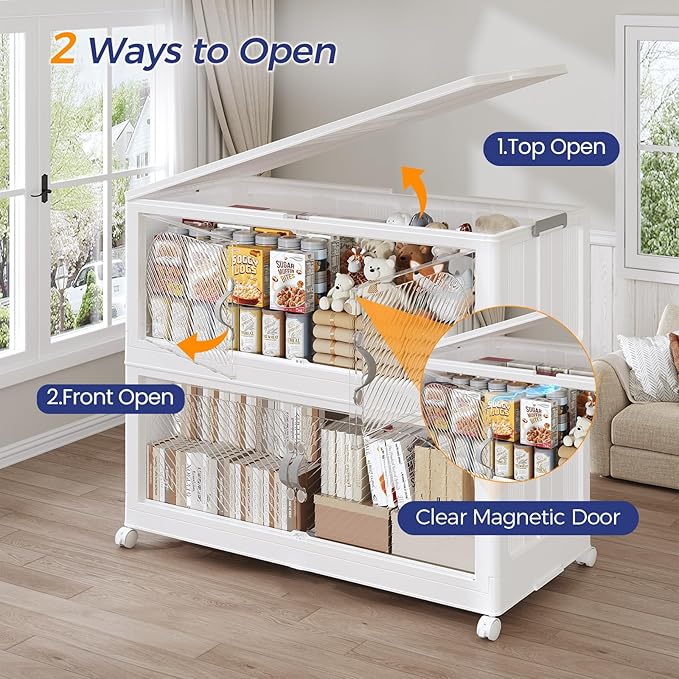 360QT Extra Large Stackable Storage Bins - Image 4