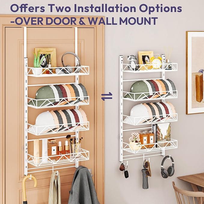 SWTYMIKI Over Door Hat Organizer - Image 5