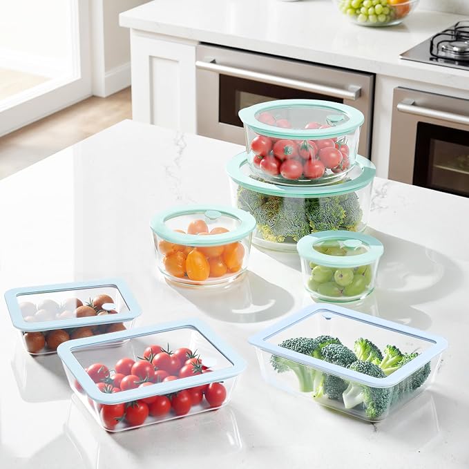 Urban Green Glass Food Container Set - Image 5
