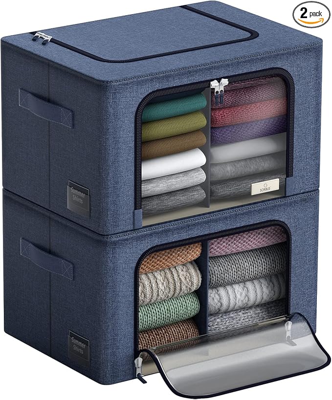 Sorbus Storage Bins with Divided Interior by Sorbus