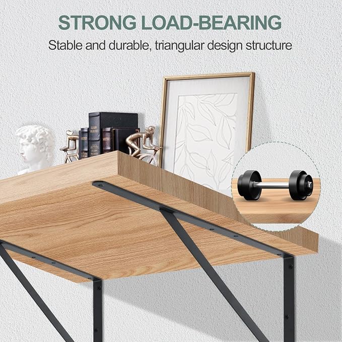 24 Pack L20 x H 12" Black Heavy Duty Shelf Brackets - Image 6