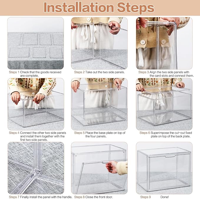 5 Packs Clear Handbag Storage Organizer - Image 5