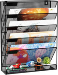 Wall File Organizer Holder Mesh Hanging Paper Document Holder, Vertical 6 by GDINDINFAN