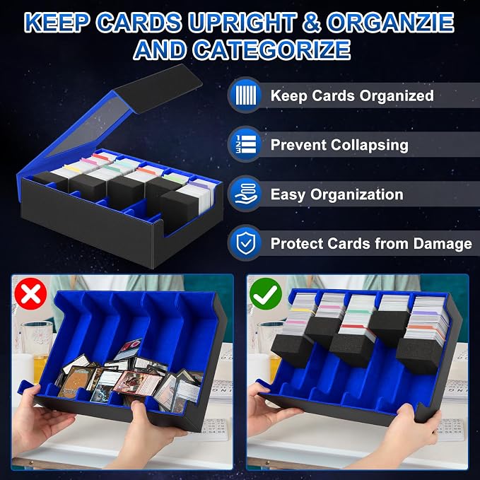 AOBOPLE Trading Card Storage Box, 3900+ Card Box Storage - Image 3
